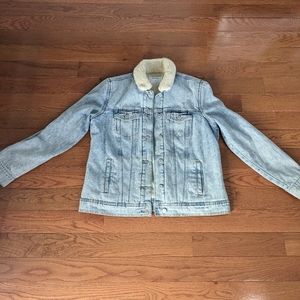Sherpa Denim Jacket Large